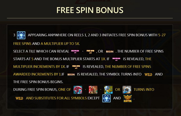 Free spins bonus Zelda