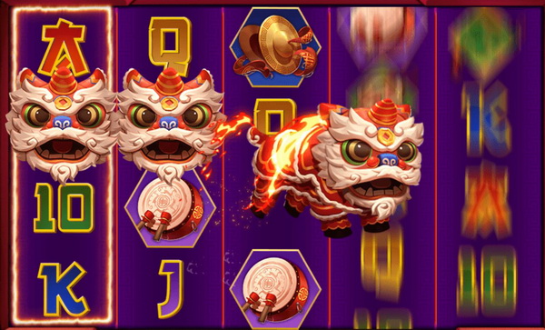 Lion symbol of Dancing Lion Slot