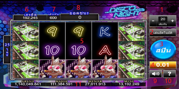 Play guide Disco night slot