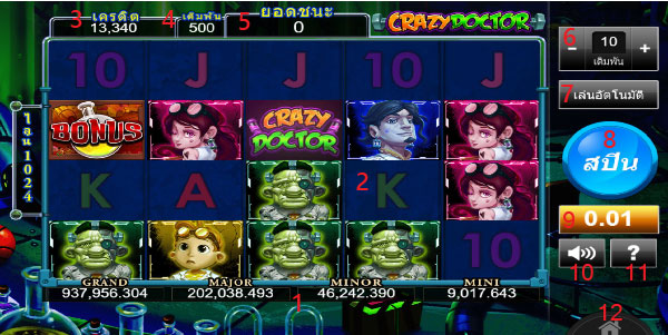 Play guide crazy doctor slot