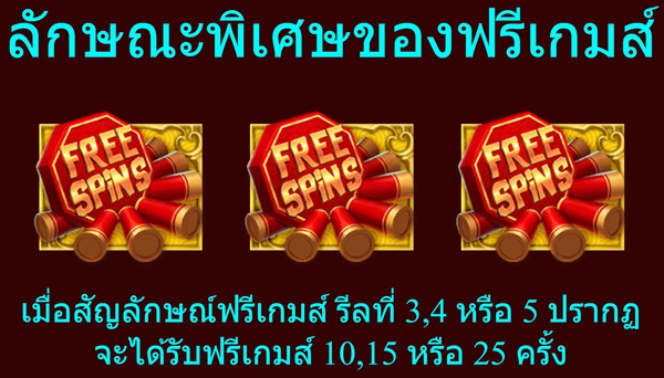 Special features of free games Dancing Lion Slot