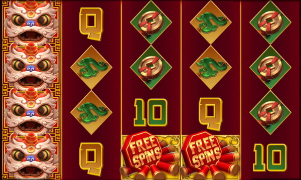 Symbols and payout rates Dancing Lion Slot