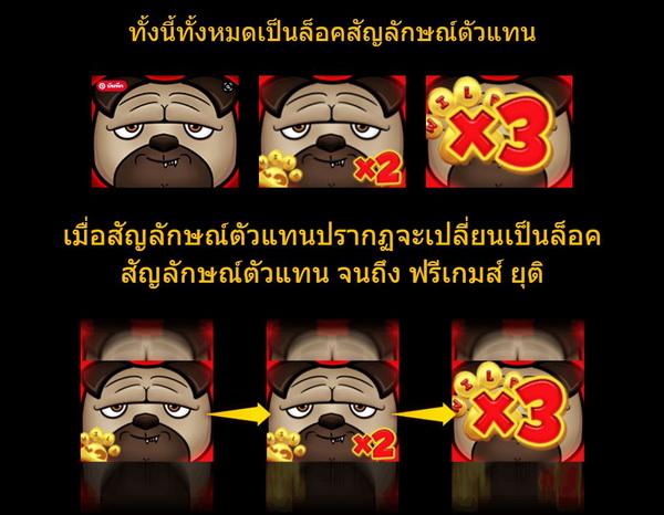 ล็อคสัญลักษณ์ตัวแทน Mr.Doggy