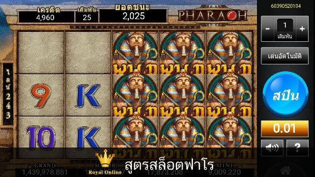 Pharoah Slot Formula