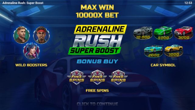 Adrenaline Rush Super Boost Slot