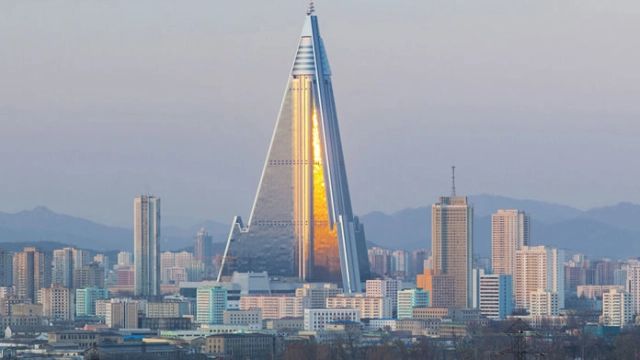 Ryugyong Hotel in Pyongyang